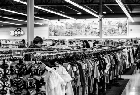 Wholesaler Deals - grayscale photography of people inside a clothing shop